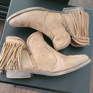 Dollhouse Fringe booties.